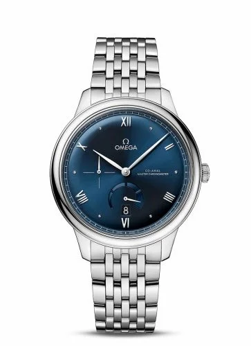 Omega De Ville Power Reserve Master Chronometer Stainless Steel / Blue / Bracelet 434.10.41.21.03.002 (43410412103002)